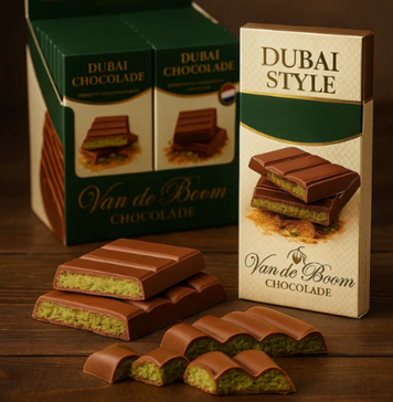 Van de Boom Dubai Style Chocolade (110g)