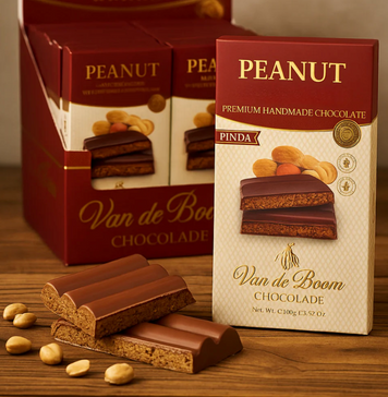 Van de Boom Peanut Chocolade (100g)