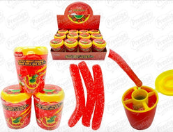 PRS SOUR GUMMY JAM DIP STRAWBERRY 12 x 70g