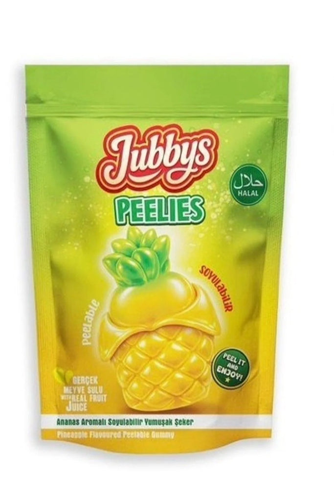 JUBBYS PEELIES PINEAPPLE 12 x 55g