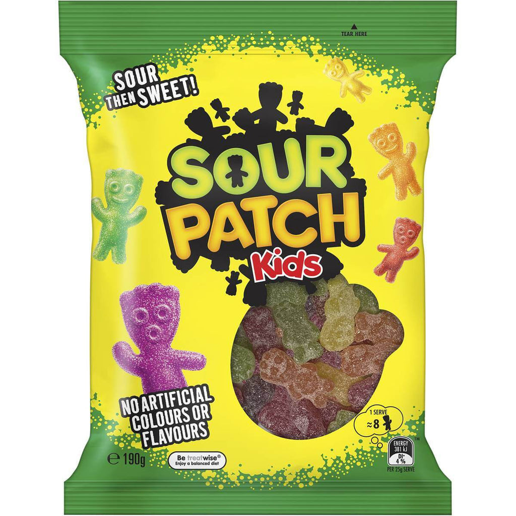 Sour Patch Kids (190g) (BEST BY DATE 24-02-2024)