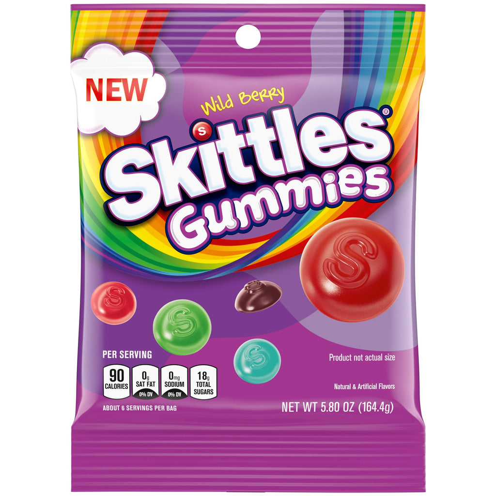 Skittles Gummies Wild Berry (164g)