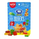 AMOS 4D BUILDING BLOCKS JUICE FUDGE DISPLAY 8 x 45g