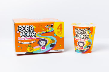 BOBA LOBA Popping Boba Drink Mango (4x250ML)