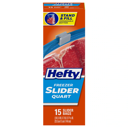 HEFTY SFREEZER SLIDER QUART 15CT