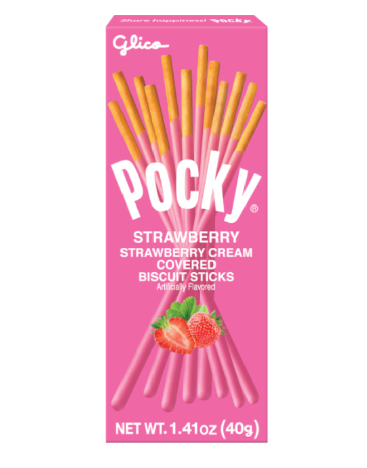 Pocky Strawberry Flavour 45g (BBD: 07-6-2026)