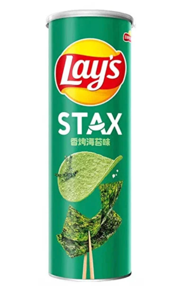 Lays Stax Roasted Seaweed 90g (BBD: 24-07-2026)