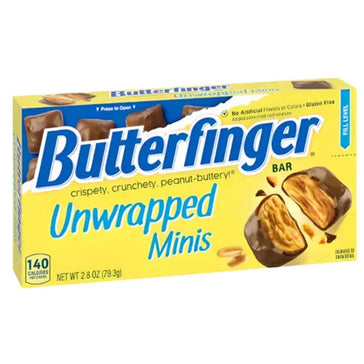 ButterFinger Unwrapped Minis Bar, Theater Box (79g)