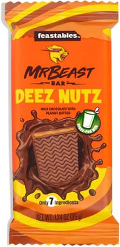 Feastables MrBeast Deez Nutz Chocolate Bar (35g)