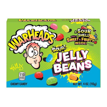 WarHeads Sour Jelly Beans, Theater Box (113g)