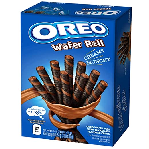 Oreo Wafer Roll Creamy Munchy Chocolate (54g)