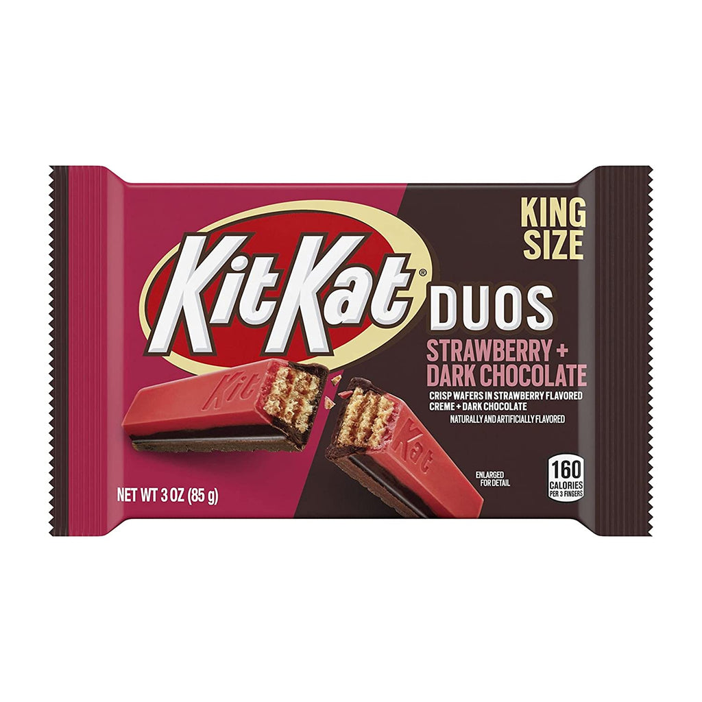 KitKat Duos, Strawberry + Dark Chocolate King Size (85g)
