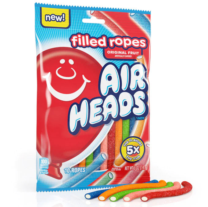 Air Heads Filled Ropes, Original Fruit (141g)