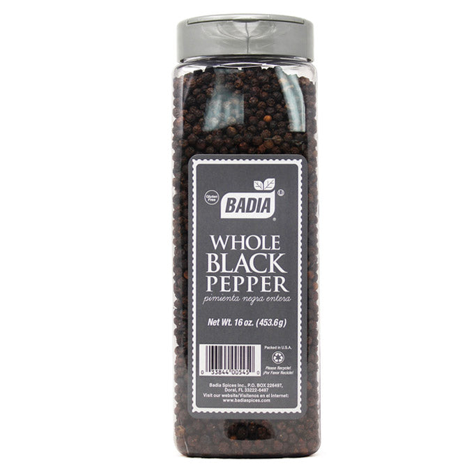 Badia Whole Black Pepper (453g)