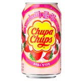 Chupa Chups Sparkling Soda, Strawberry Cream (345ml)