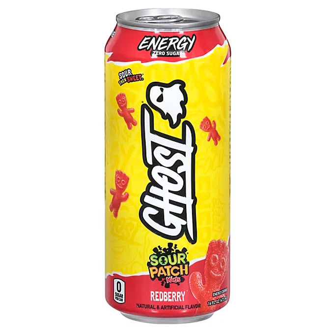 Ghost Energy, Sour Patch Kids - Red Berry (473ml)