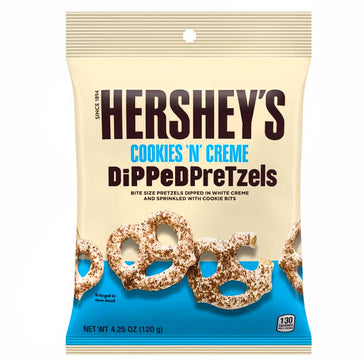 Hershey's Dipped Pretzels, Cookies 'n Creme (120g)