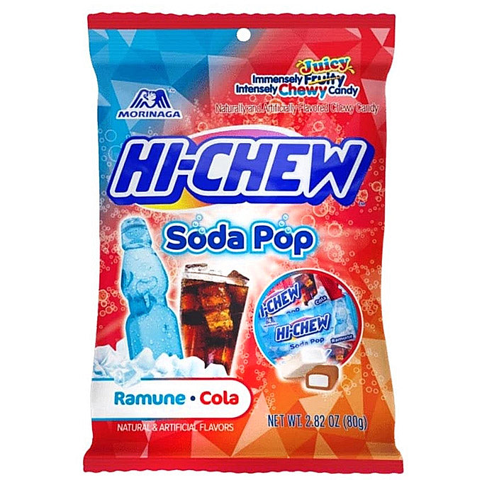 Hi-Chew, Soda Pop - Ramune & Cola (80g)