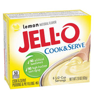 Jell-O Cook & Serve Lemon Pudding & Pie Filling (82g)