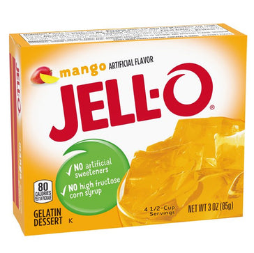 Jell-O Gelatin Dessert, Mango (85g)