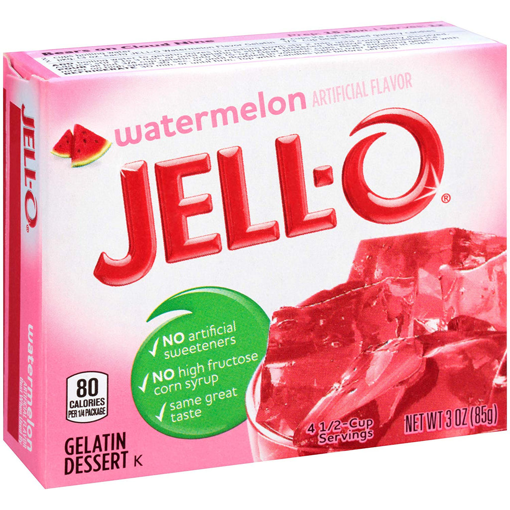 Jell-O Gelatin Dessert, Watermelon (85g)