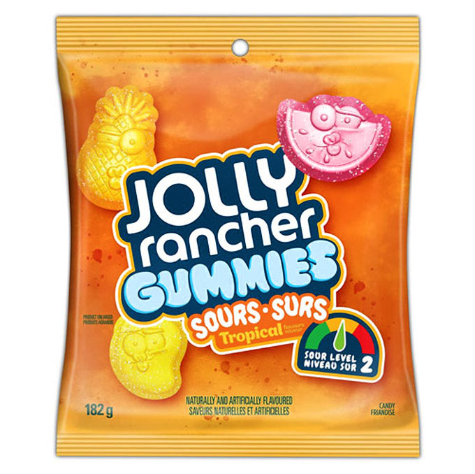 Jolly Rancher Gummies Sours Tropical (182g)