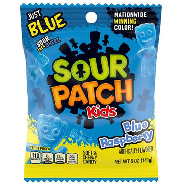 Sour Patch Kids, Blue Raspberry (141g)
