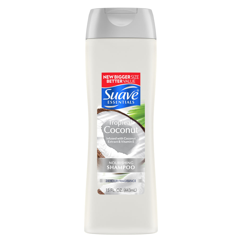 Suave Essentials Nourishing Shampoo, Tropical Coconut (443ml)