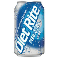 Diet Rite Pure Zero Cola (355ml)