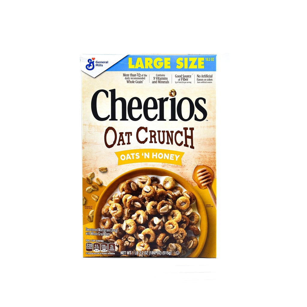 Cheerios Oat Crunch Oats' Honey (515g)  Best By Date: ( 12-04-2023 )