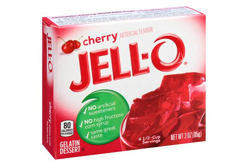 Jell-O Cherry Gelatin Dessert (85g)