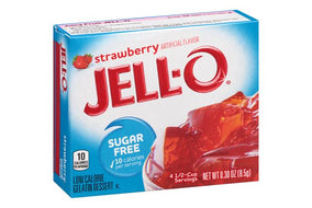 Jell-O Sugar free, Strawberry Gelatin (17g) (Best-By 25-06-2019)